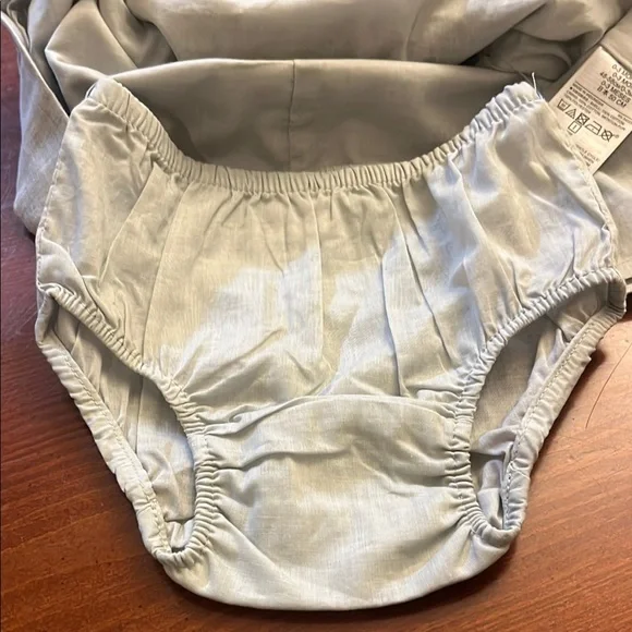 Baby Gap Dress Grey A Line Faux Fur 0-3 Months NWOT - Picture 3 of 6
